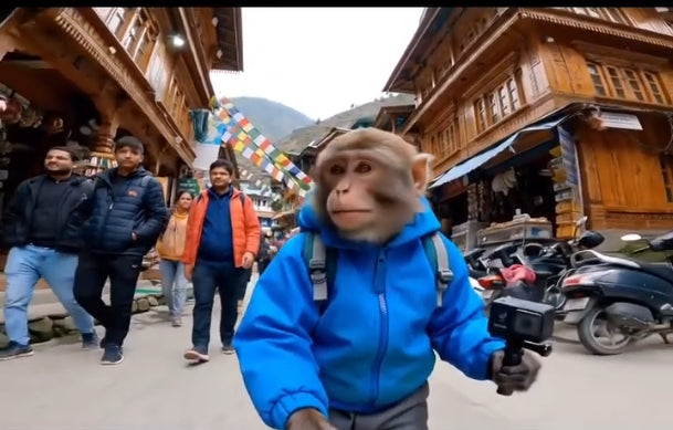 1000+ Trending AI Monkey Vlogs Reels Bundle | Viral Shorts for Instagram, TikTok & YouTube